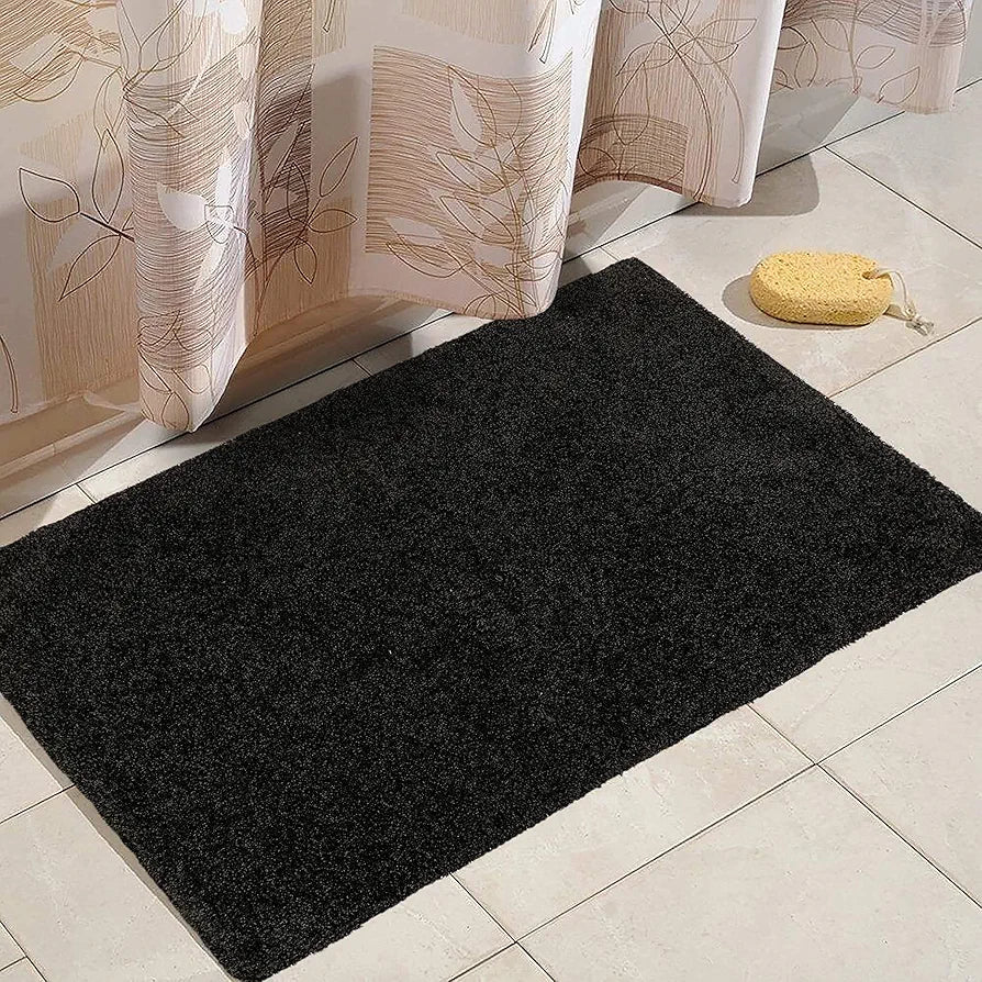 THE HOME TALK Microfiber Bath Mats - Ultra Soft Water Absorbent Carpets - Rugs for Kitchen Floor, Bath Room, Hall, Vanity - Doormat - Anti – Skid Store